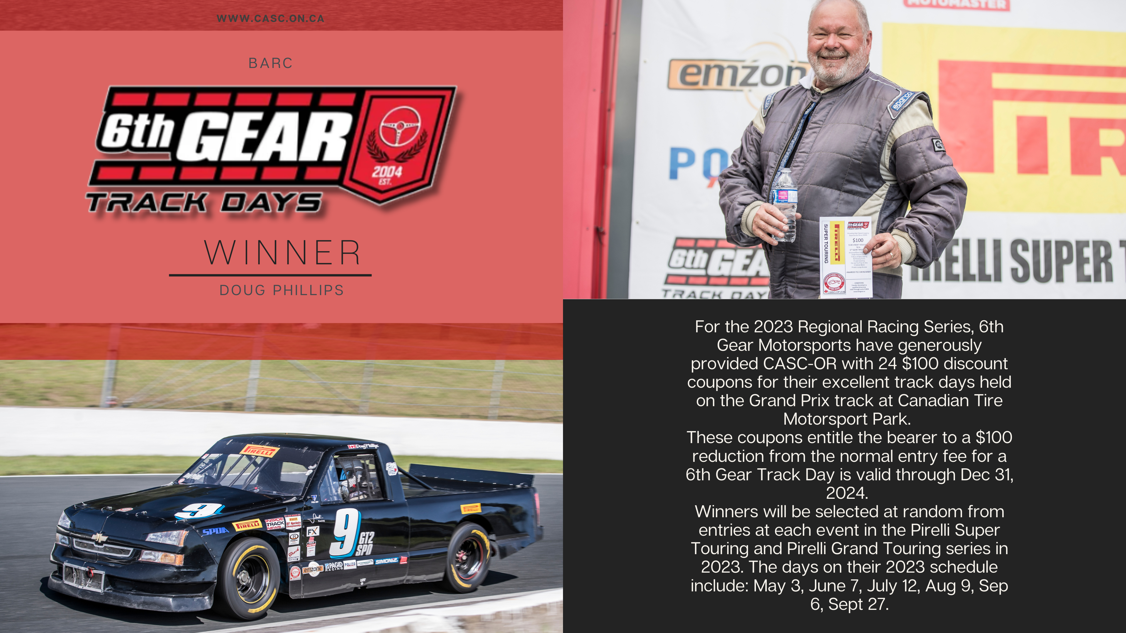 2023 BARC CTTR 6th Gear Winners