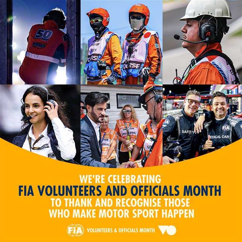 2025 Volunteers and Officials Month - ACTION OCTOBER 1st
