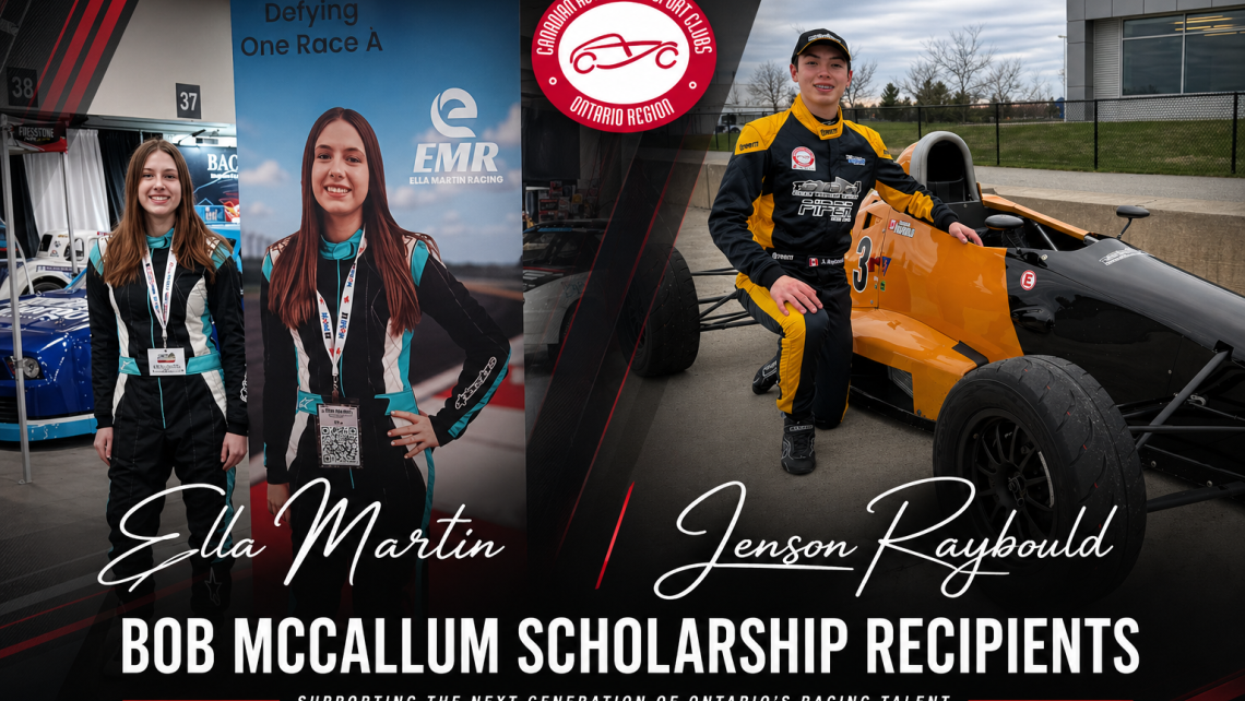 Congratulations! Our 2026 Bob McCallum Scholarship Recipients Ella Martin and Jenson Raybould