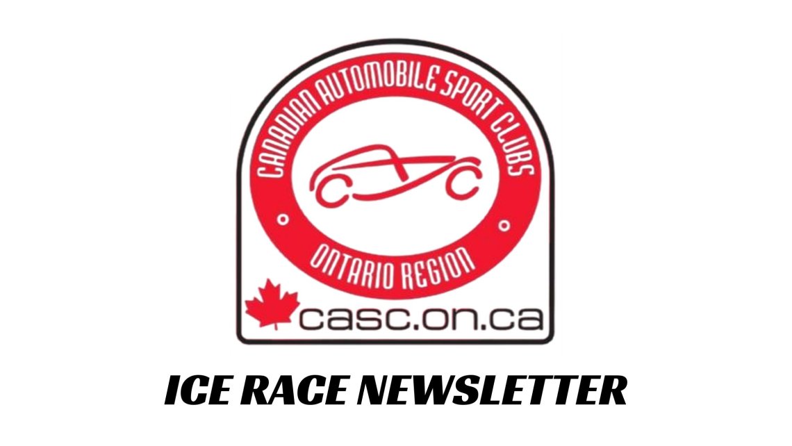 November Ice Race Newsletter 2026