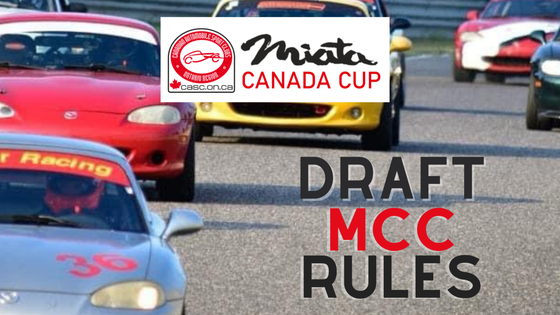 2024 Miata Canada Cup Draft Rules