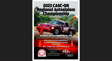 CASC-OR 2023 Regional Autoslalom Championship
