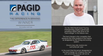 2023 CMP Pagid Racing Award Winner Richard Kirton