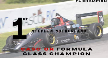 2023 CASC-OR Formula Class Champion - Stephen Sutherland