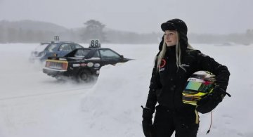 Women...welcome to ice racing!!!